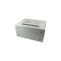 ALLNET Netzwerkschrank 19" 9HE 1-teilig T444/B541mm Lichtgrau SMQ-Serie
