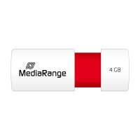 STICK MediaRange USB STICK 4GB USB 2.0 Slider red
