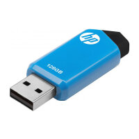STICK 128GB HP v150w 2.0 Flash Drive (black/blue) retail