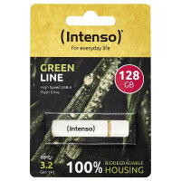 STICK Intenso Green Line 128 GB (beige/braun, USB-A 3.2 Gen 1)