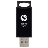 STICK HP 64GB 712w Black USB 3.2 Flash Drive