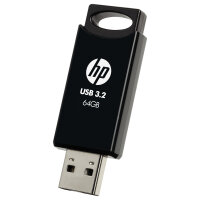 STICK HP 64GB 712w Black USB 3.2 Flash Drive