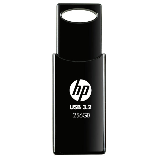 STICK HP 256GB 712w Black USB 3.2 Flash Drive