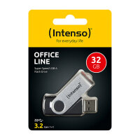 STICK Intenso USB STICK Office Line 32GB USB 3.2 GEN 1X1 silber