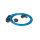 Mennekes Ladekabel Mode 3. Typ 2. 32A. 3PH (blau/schwarz. 7.5 Meter)