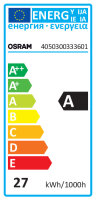 Osram DULUX F Energiesparlampe 24W/830 2G10