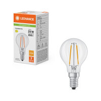 Osram LED Classic P 25 Filament P 1.8W 827 Clear E14 LED-Lampen, klassische Miniba