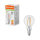 Osram LED Classic P 25 Filament P 1.8W 827 Clear E14 LED-Lampen, klassische Miniba