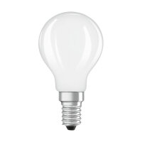 Osram LED Classic P 40 Filament P 3.4W 827 Frosted E14 LED-Lampen, klassische Mini