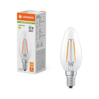 Osram LED Classic B 25 Filament P 1.8W 827 Clear E14 LED-Lampen, klassische Minike