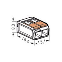Wago Serie 221 - 2*4mm (100 Stück)