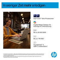 HP OmniBook 7 AI 14" 2k Core Ultra 7 255U 16GB/512GB SSD Win11 Home - 14-fr0475ng Copilot+PC