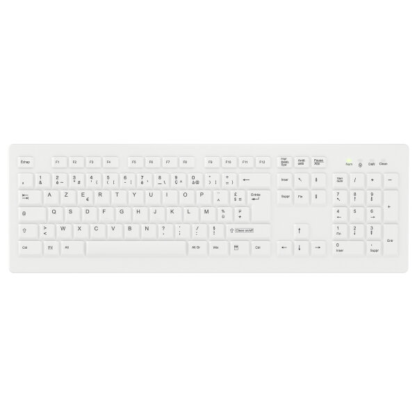 Cherry AK-C8100F-FU1-W/FR - wischdesinfizierbar - weiß - französisch