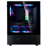 XPG Invader X Mini ATX Midi Tower schwarz 5x120mm ARGB USB C