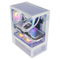 XPG Invader X Mini ATX Midi Tower weiß 5x120mm ARGB USB C