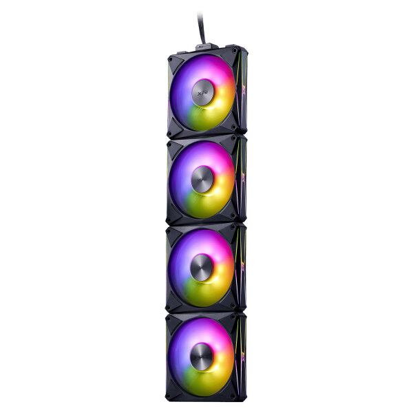 K COOLER XPG Hurricane MAG 120 ARGB PWM Lüfter 120mm schwarz 4er Pack