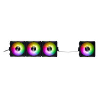 K COOLER XPG Hurricane MAG 120 ARGB PWM Lüfter 120mm schwarz 4er Pack