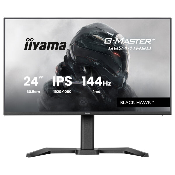 60,5 cm/23,8? (1920×1080) iiyama G-Master GB2441HSU-B1 16:9 FHD IPS 1 ms 144 Hz HDMI DisplayPort VESA Black