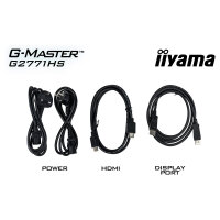 68,6 cm/27? (1920×1080) iiyama G-Master G2771HS-B1 16:9 FHD Fast IPS 0,4 ms 240 Hz HDMI DisplayPort VESA Black