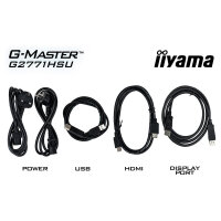 68,6 cm/27? (1920×1080) iiyama G-Master G2771HSU-B1 16:9 FHD Fast IPS 0,4 ms 240 Hz HDMI DisplayPort USB-C VESA Black