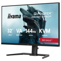 80,0 cm/31,5" (3840x2160) iiyama G-MASTER GB3261UHSCP-B1 16:9 VA 0,6ms 144Hz HDMI 2.1×2 DisplayPort 1.4 USB-C (95W) USB-Hub VESA Speaker Black