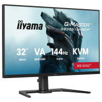 80,0 cm/31,5" (3840x2160) iiyama G-MASTER GB3261UHSCP-B1 16:9 VA 0,6ms 144Hz HDMI 2.1×2 DisplayPort 1.4 USB-C (95W) USB-Hub VESA Speaker Black