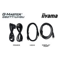 68,6 cm/27" (3840×2160) iiyama G-MASTER GB2771UHSU-B1 16:9 IPS 0,8 ms 144 Hz HDMI 2.1 ×2 DisplayPort 1.4 USB Hub VESA Speaker Black