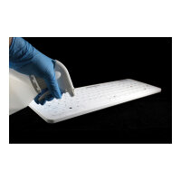 MAN&MACHINE Very Cool Flat DE white Hygienetastatur,white,104Tasten,DE