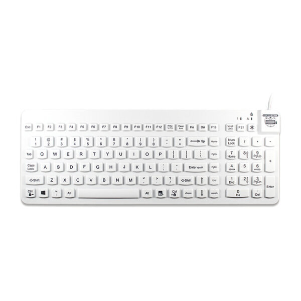 MAN&MACHINE Really Cool DE white Hygienetastatur,white,USB,DE