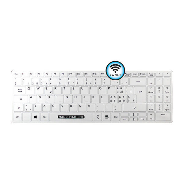MAN&MACHINE ITs Cool Flat Wire DE wh Its Cool Flat Wireless,white,DE