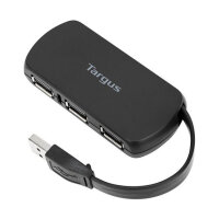 D USB2.0 HUB 4Port Targus passiv Black