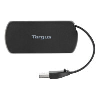 D USB2.0 HUB 4Port Targus passiv Black