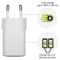 dbramante1928 WALL CHARGER - USB-C+USB-A