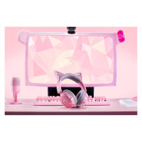Razer Kraken Kitty V3 X Quartz (rosa/grau,...
