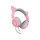Razer Kraken Kitty V3 X Quartz (rosa/grau, 3,5-mm-Klinkenstecker)