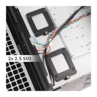 Mini Chieftec Rack-Servergehäuse UNC-409S-AIO-OP Black