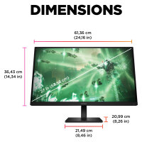 HP OMEN by HP 27q - LED-Monitor - Gaming - 68.6 cm (27")