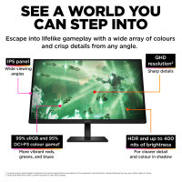 HP OMEN by HP 27q - LED-Monitor - Gaming - 68.6 cm (27")