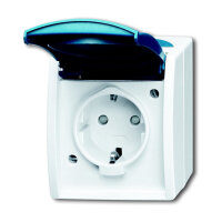BUSCH JAEGER Ocean - Steckdose Klappdeckel 1-fach - AP...