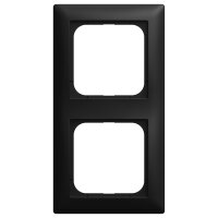BUSCH JAEGER BJ 1722-915 Abdeckrahmen 2-fach schwarz matt...