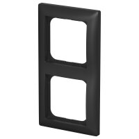 BUSCH JAEGER BJ 1722-915 Abdeckrahmen 2-fach schwarz matt...