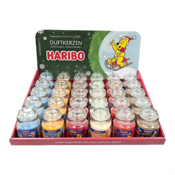 CANDLE Thekendisplay Haribo Winter 30 x 85g, 5 x Fluffy Clouds, 5 x