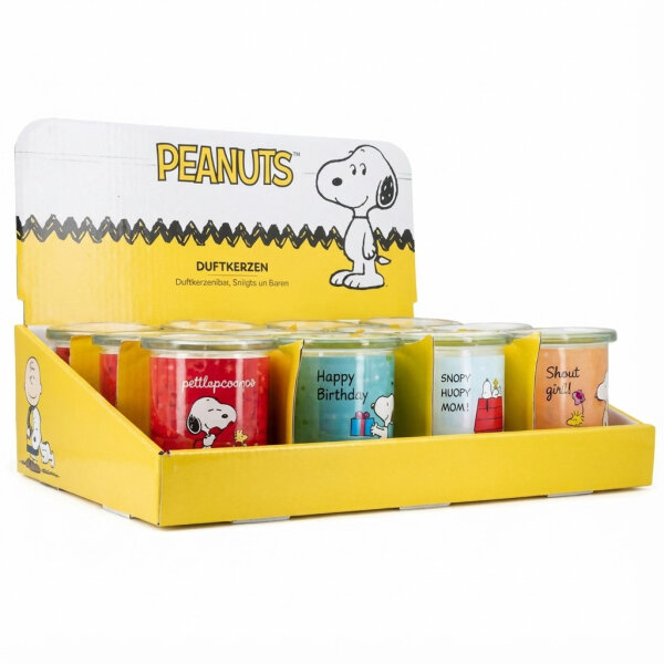 CANDLE Thekendisplay Peanuts 25 x 100g