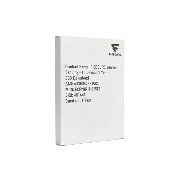 F-SECURE Internet Security - 15 Device, 1 Year - ESD-Download