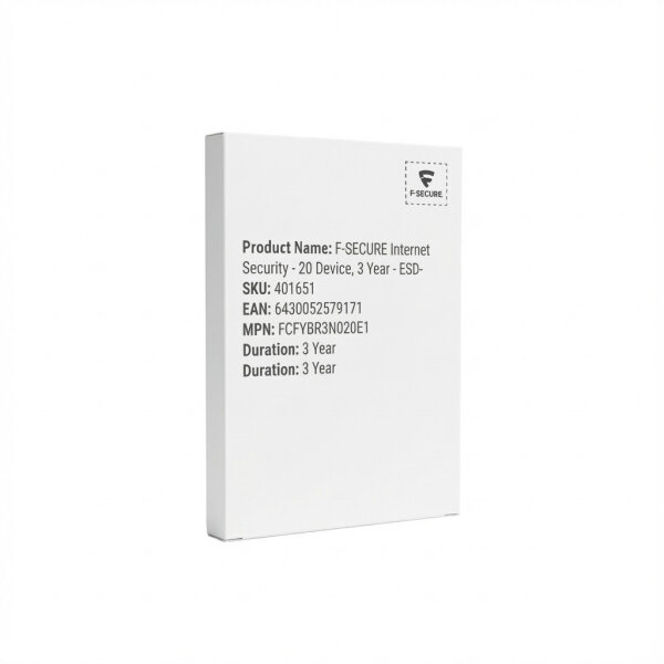 F-SECURE Internet Security - 20 Device, 3 Year - ESD-Download