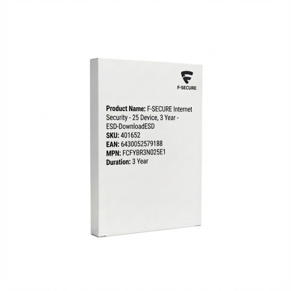 F-SECURE Internet Security - 25 Device, 3 Year - ESD-Download