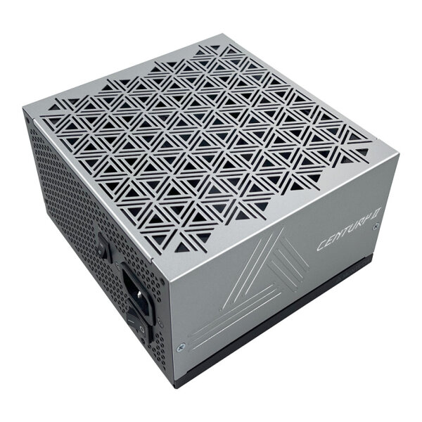 850W Montech CENTURY II 850 (silber, 1x 12-Pin High Power GPU, 4x PCIe, Kabelmanagement, 850 Watt)