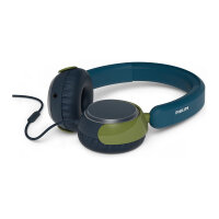 Philips TAK2000CT/00 On Ear Kopfhörer für Kinder - Blau / Grün