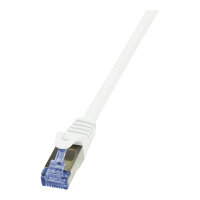 Logilink Patchkabel CAT6A S/FTP AWG26 PIMF 10,00m weiß