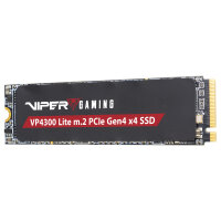 M.2 Patriot 4TB 7400/6400 VP4300 Lite M.2 PAT PCIe (schwarz, PCIe 4.0 x4, NVMe 2.0, M.2 2280)